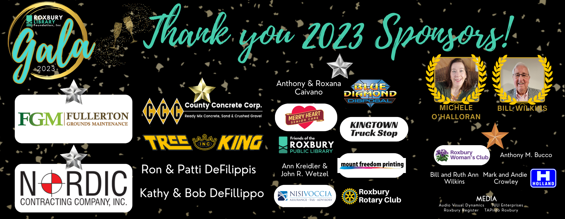 Thank you 2023 Gala Sponsors